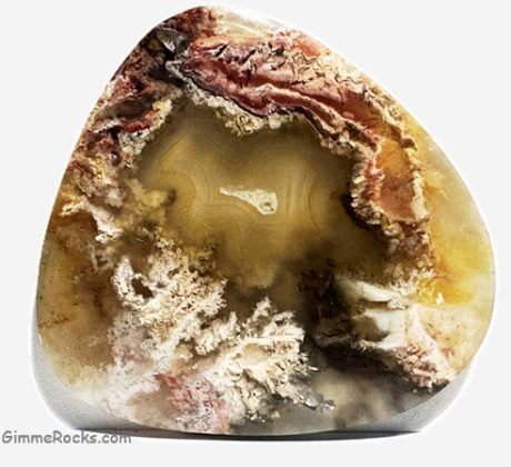 Regency Rose Plume Agate